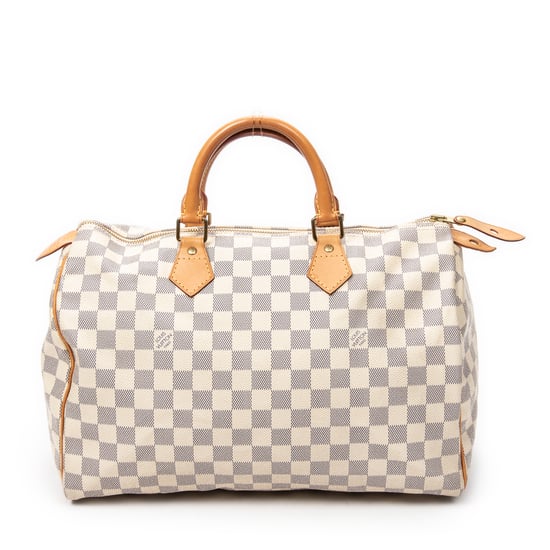 Louis Vuitton Speedy 35 en marfil Lienzo recubierto - Image 1