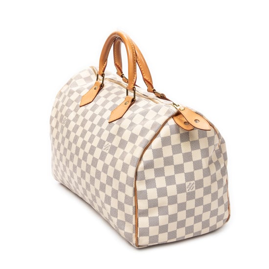 Louis Vuitton Speedy 35 en marfil Lienzo recubierto - Image 2