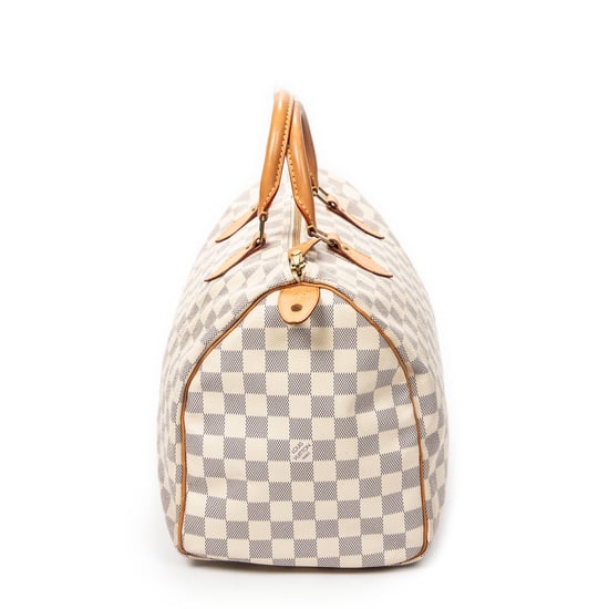 Louis Vuitton Speedy 35 en marfil Lienzo recubierto - Image 3