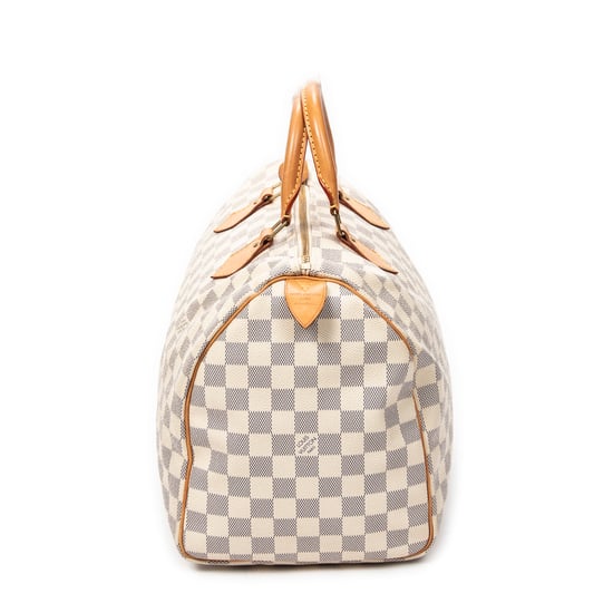 Louis Vuitton Speedy 35 en marfil Lienzo recubierto - Image 4