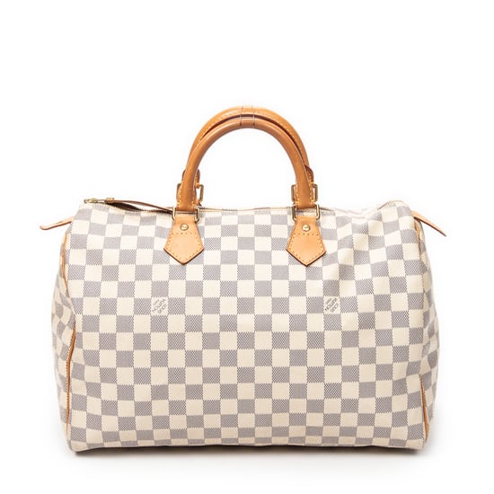 Louis Vuitton Speedy 35 en marfil Lienzo recubierto - Image 5