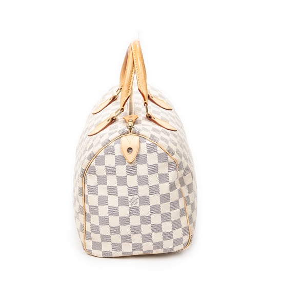 Louis Vuitton Speedy 30 en  marfil Lienzo recubierto - Image 3