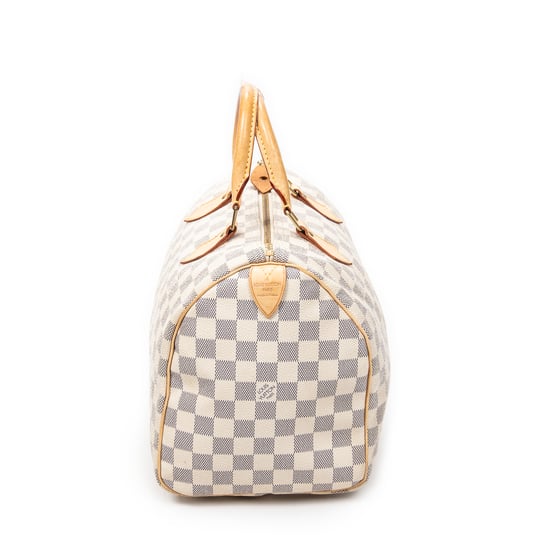 Louis Vuitton Speedy 30 en  marfil Lienzo recubierto - Image 4