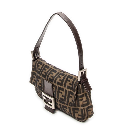 Fendi Baguette en Tan Lienzo - Image 2