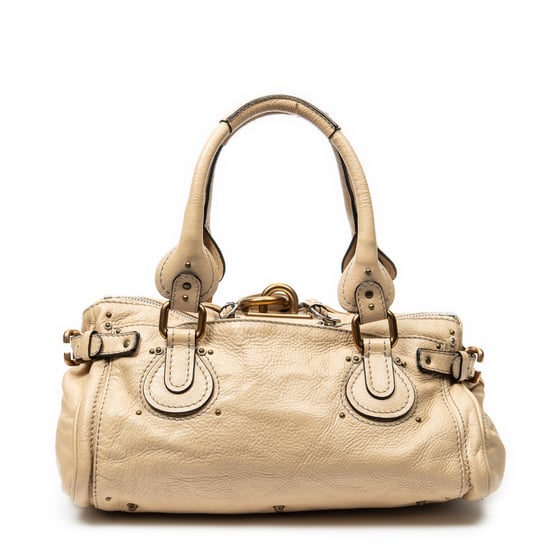 Chloé Paddington en beige Cuero de ternero - Image 5