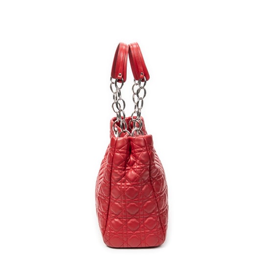 Dior Soft Shopping Tote en Red Cuero de ternero - Image 4