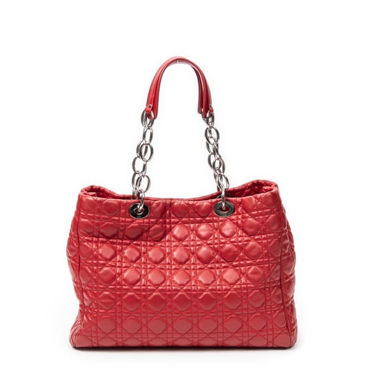 Dior Soft Shopping Tote en Red Cuero de ternero - Image 5