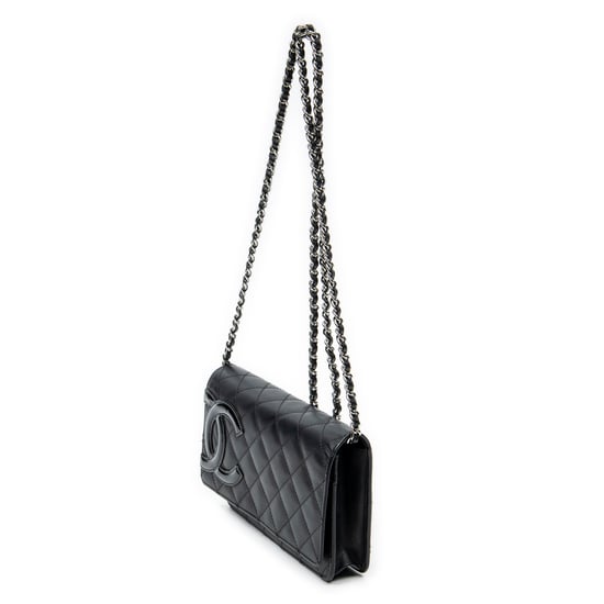 Chanel Cambon Ligne Wallet on Chain  en  negro Cuero de ternero - Image 2