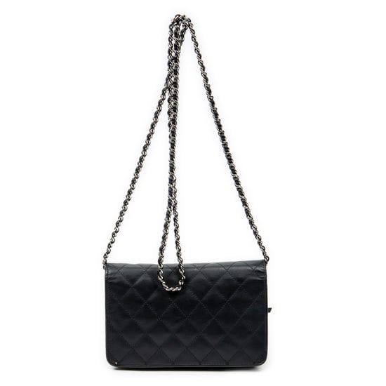 Chanel Cambon Ligne Wallet on Chain  en  negro Cuero de ternero - Image 5