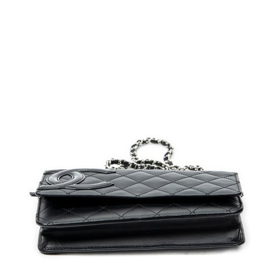 Chanel Cambon Ligne Wallet on Chain  en  negro Cuero de ternero - Image 6