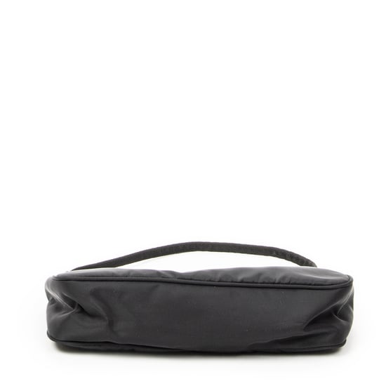 Prada Vintage Rectangular Pochette  en  negro Lienzo - Image 6