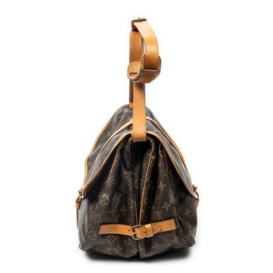Louis Vuitton Saumur GM en marrón Lienzo recubierto - Image 3