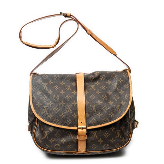 Louis Vuitton Saumur GM en marrón Lienzo recubierto - Image 5