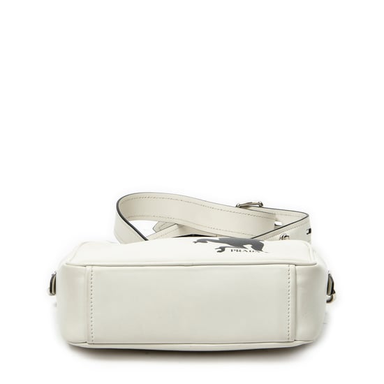 Prada Monkey Print Camera Bag en marfil Cuero de ternero - Image 6
