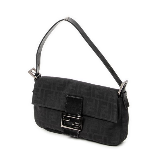 Fendi Baguette  en  negro Lienzo - Image 2