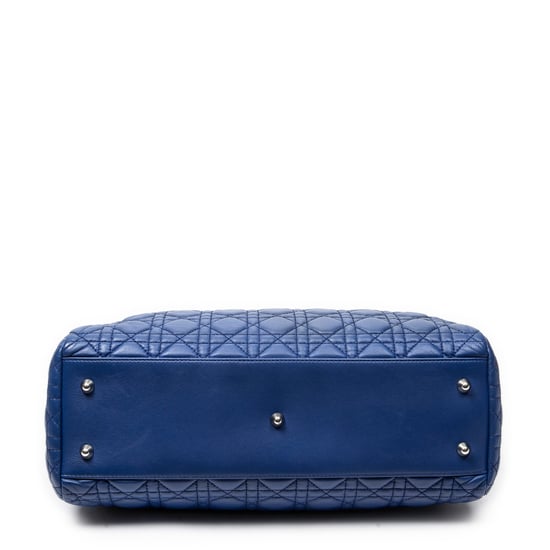 Dior Soft Shopping Tote en Blue Cuero de ternero - Image 6