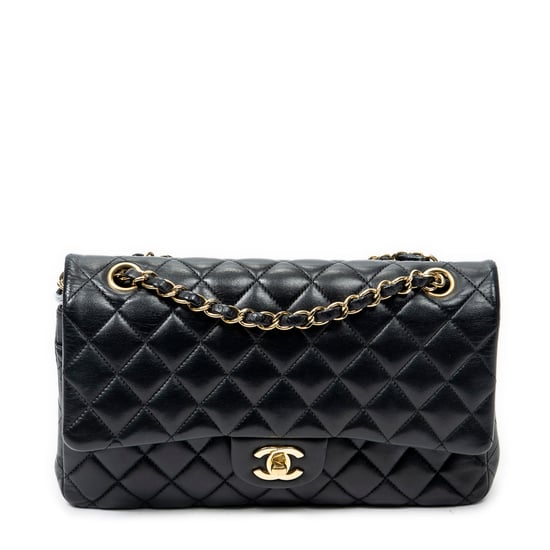 Chanel Classic Double Flap 26 en negro Cuero de ternero - Image 1