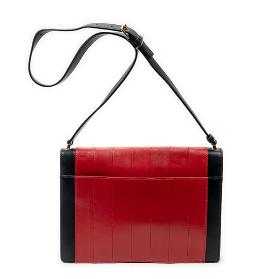 Yves Saint Laurent Gaby Envelope Satchel  en  Red Cuero de ternero - Image 5
