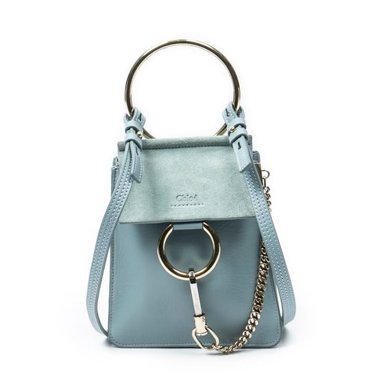 Chloé Small Faye Bracelet Bag en azul claro Cuero de ternero - Image 1