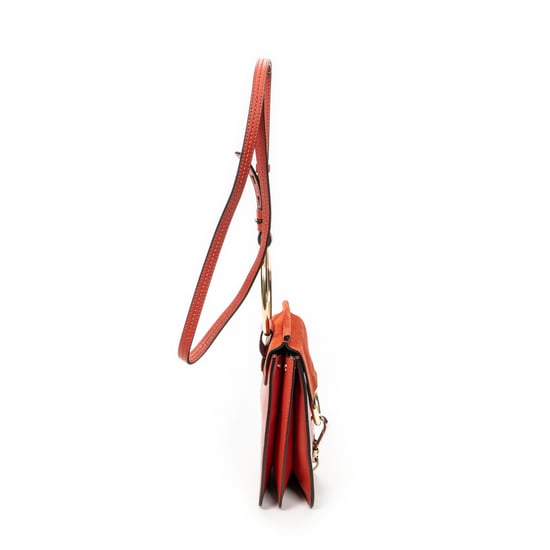 Chloé Small Faye Bracelet Bag en naranja Cuero de ternero - Image 4