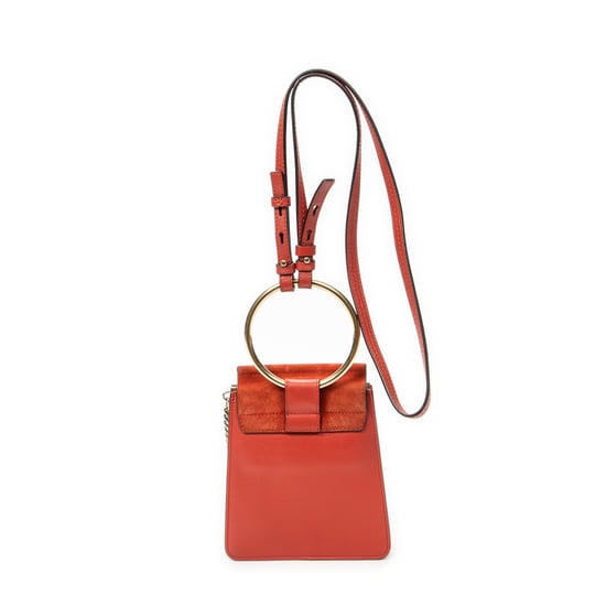 Chloé Small Faye Bracelet Bag en naranja Cuero de ternero - Image 5