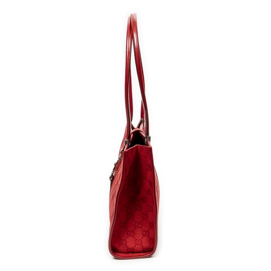 Gucci Square Jackie Tote en Red Lienzo - Image 3