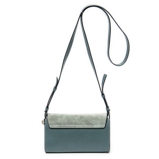 Chloé Mini Faye en Blue Cuero de ternero - Image 5