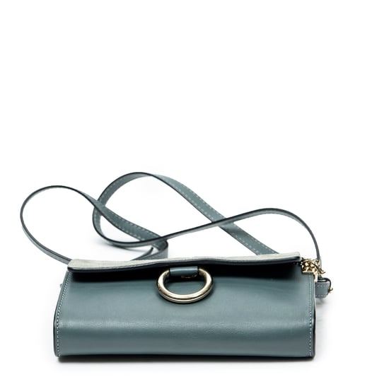 Chloé Mini Faye en Blue Cuero de ternero - Image 6