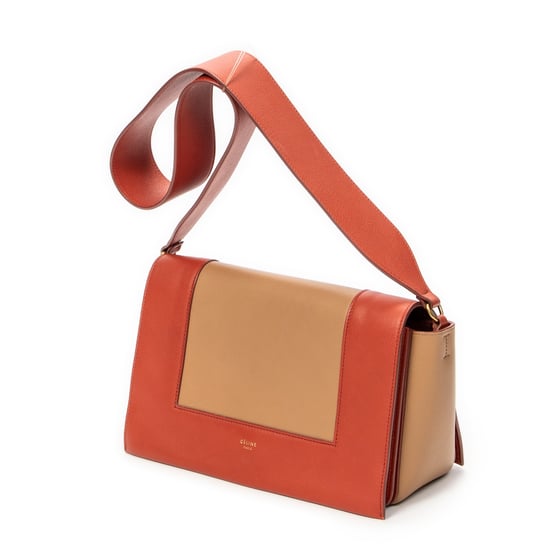 Celine Medium Frame Crossbody en naranja Cuero de ternero - Image 2