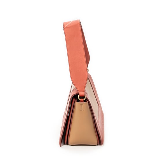Celine Medium Frame Crossbody en naranja Cuero de ternero - Image 3