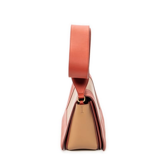 Celine Medium Frame Crossbody en naranja Cuero de ternero - Image 4