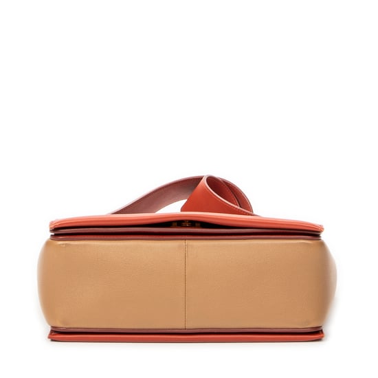 Celine Medium Frame Crossbody en naranja Cuero de ternero - Image 6
