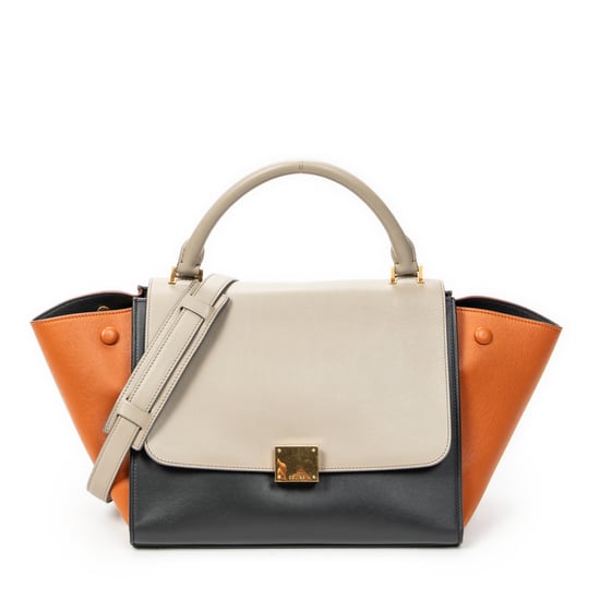 Celine Small Trapeze en gris Cuero de ternero - Image 1