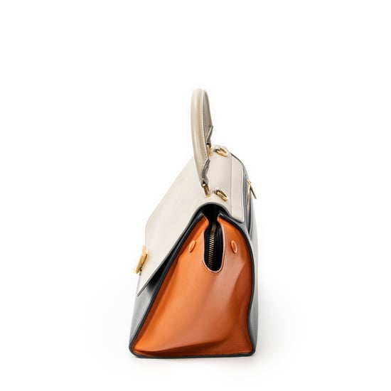Celine Small Trapeze en gris Cuero de ternero - Image 3