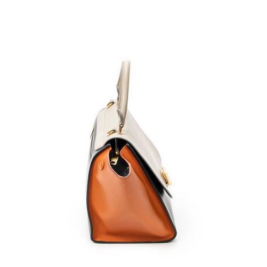 Celine Small Trapeze en gris Cuero de ternero - Image 4