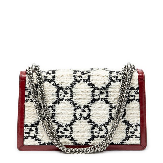 Gucci Small Dionysus Chain Crossbody en marfil Lienzo - Image 5
