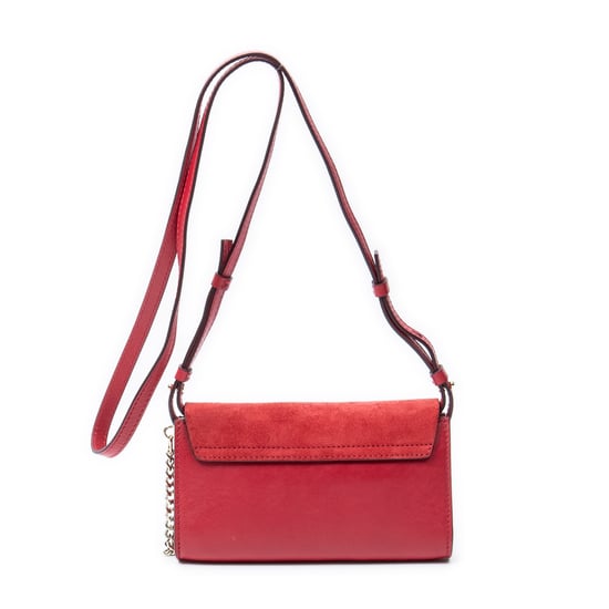 Chloé Mini Faye en Red Cuero de ternero - Image 5