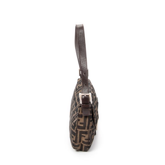 Fendi Baguette en marrón Lienzo - Image 4