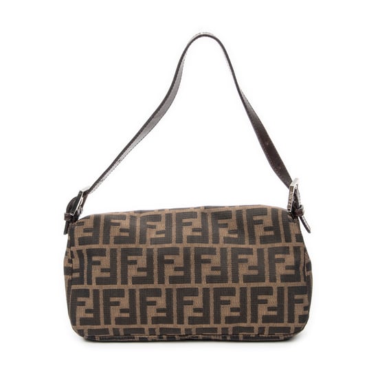 Fendi Baguette en marrón Lienzo - Image 5