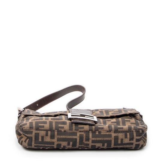 Fendi Baguette en marrón Lienzo - Image 6