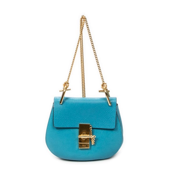 Chloé Mini Drew en Blue Cuero de ternero - Image 1