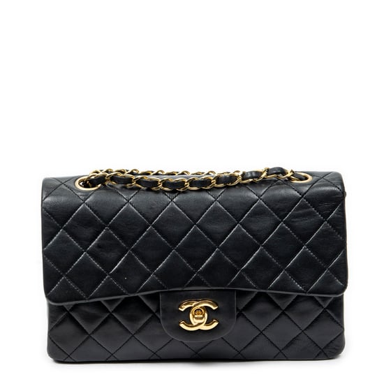 Chanel Classic Double Flap 23 en negro Cuero de ternero - Image 1