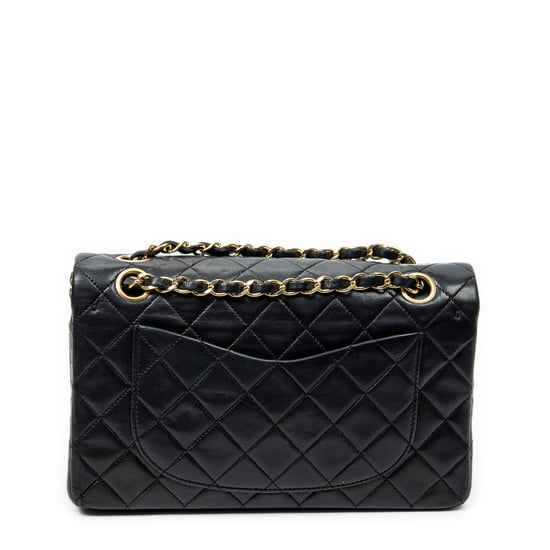 Chanel Classic Double Flap 23 en negro Cuero de ternero - Image 5