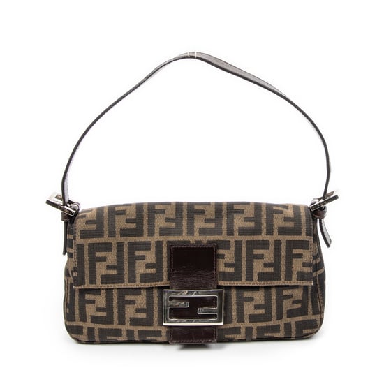Fendi Baguette en caqui Lienzo - Image 1