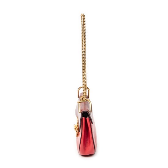 Chloé Mini Bicolor Drew  en  Red Cuero de ternero - Image 3