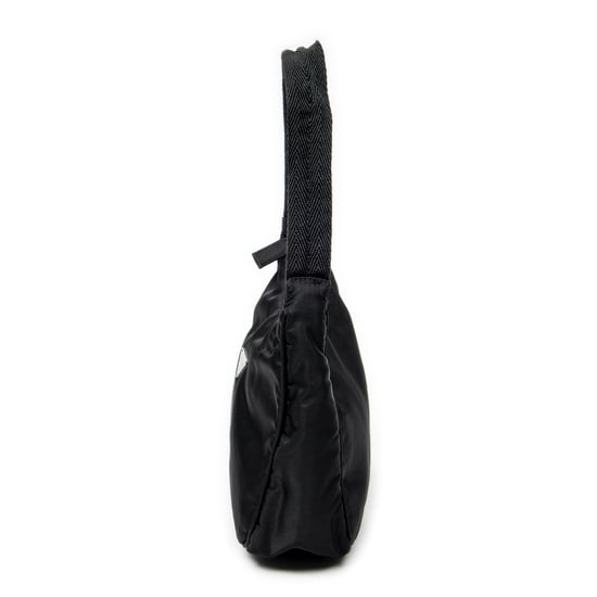 Prada Mini Zip Hobo en negro Lienzo - Image 3