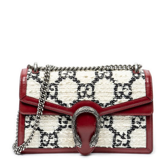 Gucci Small Dionysus Chain Crossbody en marfil Lienzo - Image 1