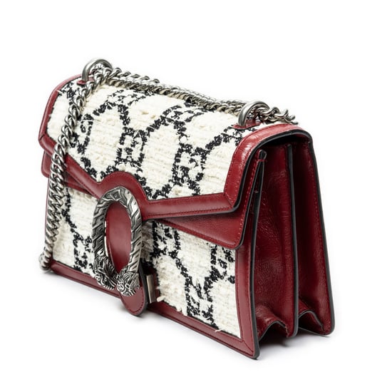 Gucci Small Dionysus Chain Crossbody en marfil Lienzo - Image 2