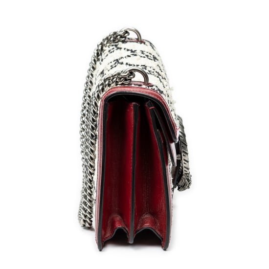 Gucci Small Dionysus Chain Crossbody en marfil Lienzo - Image 4