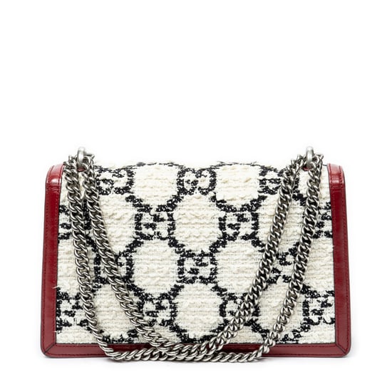 Gucci Small Dionysus Chain Crossbody en marfil Lienzo - Image 5